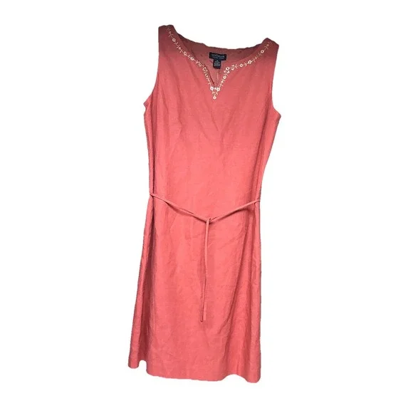 Ann Taylor | Dresses | Ann Taylor Factory Linen Blend Tie Waist Sheath Dress Size 2 Peach Embroidered | Poshmark Ann Taylor | Dresses | Ann Taylor Factory Linen Blend Tie Waist Sheath Dress Size 2 Peach Embroidered | Poshmark